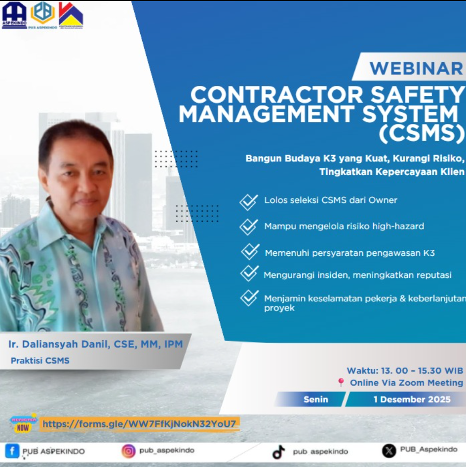 Webinar Contractor Safety Management System (CSMS)